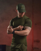 Тактическая мужская пароотводящая футболка M олива (87487) - изображение 4