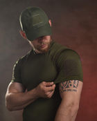 Тактична чоловіча паровідвідна футболка XL олива (87487) - зображення 3