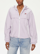 Вітрівка з капюшоном жіноча Tommy Jeans DW0DW17747-W06 S Фіолетова (8720646646425) - зображення 1