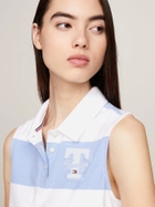 Koszulka polo damska z nadrukiem Tommy Jeans DW0DW17764-C3S XS Niebieska (8720646641901) - obraz 4