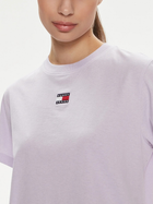 Koszulka damska z nadrukiem Tommy Jeans DW0DW17391-W06 M Lawendowa (8720646658176) - obraz 3