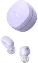 Беспроводные наушники TWS Baseus WM01 Purple, сенсорные, микрофон, Bluetooth 5.0, 5 часов автономн. работы, 300/40 мАч, 20 Гц-20 кГц, Type-C, фиолетовые