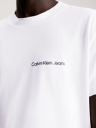 Футболка бавовняна чоловіча Calvin Klein Jeans J30J324671-YAF M Біла (8720109047813) - зображення 4