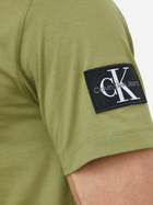 Koszulka męska bawełniana Calvin Klein Jeans J30J323484-L9N 2XL Khaki (8720109345322) - obraz 4