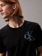 Koszulka męska bawełniana Calvin Klein J30J325498-BEH M Czarna (8720109349252) - obraz 4