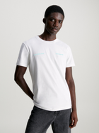 Koszulka męska bawełniana Calvin Klein Jeans J30J325489-YAF L Biała (8720109369359) - obraz 1