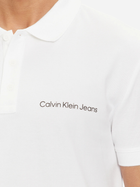 Koszulka polo męska Calvin Klein Jeans J30J325495-YAF L Biała (8720109356175) - obraz 3
