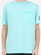 Koszulka męska bawełniana Calvin Klein Jeans J30J325215-CCP XL Błękitna (8720109363609) - obraz 1
