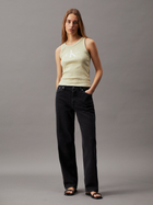 Koszulka na ramiączkach damska Calvin Klein Jeans J20J223160-LFU L Oliwkowa (8720109371819) - obraz 3