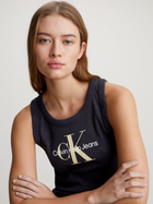 Koszulka na ramiączkach damska Calvin Klein Jeans J20J223160-BEH S Czarna (8720109375992) - obraz 4