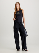Майка жіноча Calvin Klein Jeans J20J223160-BEH L Чорна (8720109376012) - зображення 3