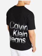Футболка бавовняна чоловіча Calvin Klein Jeans J30J325699-BEH XL Чорна (8720109452228) - зображення 2