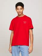 Koszulka męska bawełniana Tommy Jeans DM0DM18872-XNL L Czerwona (8720645846680) - obraz 1
