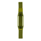 Ремінець для Xiaomi Mi Band 3/4/5/6 Milanese Loop Колір Green