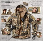 Куртка тактична чоловіча флісова CQR Soft Shell, мультикам, CQR-XL - зображення 3