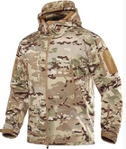 Флісова куртка ReFire SoftShell, колір мультикам, 78512452-XXL - зображення 3