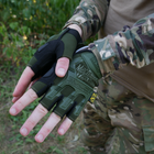 Перчатки тактические беспалые Mechanix MXK-2 Олива M - изображение 8