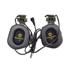 Активні захисні навушники Earmor M32X MOD3 (FG) Olive - изображение 4