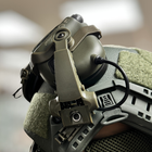 Наушники тактические Earmor M32X MOD4, активные, с креплением на шлем и оголовьем, цвет Олива - изображение 9