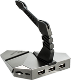 USB-hub Omega VARR Combo Gaming USB 2.0 3 porty  + czytnik kart pamięci (OUHCRG2) - obraz 4