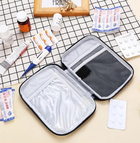 Аптечка-сумка, дорожній органайзер першої допомоги для зберігання ліків / таблеток / медикаментів, набір 3 шт, синій (84256163) - зображення 2