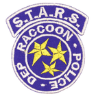 Wotan шеврон Resident Evil "S.T.A.R.S. Racoon Police-Dep" синяя 7,5х7 см - изображение 1