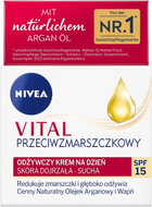 Krem do twarzy na dzień Nivea Vital przeciwzmarszczkowy odżywczy SPF 15 50 ml (4006000043128) - obraz 3