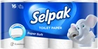 Туалетний папір Selpak тришарова Біла 16 рулонів (8690530134546)