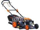Самохідна газонокосарка бензинова Grunhelm S461VHY | Функція мульчування | Ширина скошування 46 см.