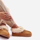 Жіночі домашні капці-чобітки із закритим носком Lanoze 41 Коричневі (5905677684186) - зображення 3