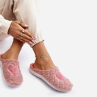 Жіночі домашні капці утеплені із закритим носком Inblu EC000099 36 Рожеві (5905677966510) - зображення 3