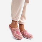Жіночі домашні капці утеплені із закритим носком Inblu EC000099 37 Рожеві (5905677966527) - зображення 6