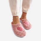 Жіночі домашні капці утеплені із закритим носком Inblu EC000099 41 Рожеві (5905677966565) - зображення 2