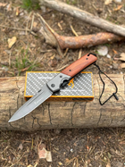 Охотничий нож Browning 391 дерево 27 см - изображение 1