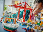 Конструктор LEGO City Морська гавань із вантажним судном 1226 деталей (60422)  - зображення 10