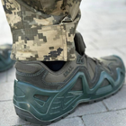 Кроссовки SWAT с сетчатыми вставками на протекторной подошве олива размер 42 - изображение 6