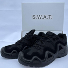 Кросівки SWAT з сітчастими вставками на протекторній підошві чорні розмір 43 - зображення 2