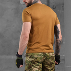 Чоловіча футболка Coolmax з принтом "Завжди перші" койот розмір M - зображення 3