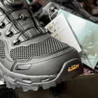 Мужские кожаные кроссовки с автоматической шнуровкой черные размер 41 - изображение 5