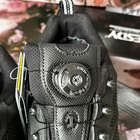 Чоловічі шкіряні кросівки з автоматичною шнурівкою чорні розмір 42 - зображення 7