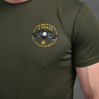 Мужская футболка Coolmax с принтом "Аэроразведка" олива размер L - изображение 4
