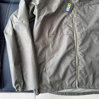 Летняя Куртка с сетчатой ​​подкладкой / Легкая Ветровка хаки размер 2XL - изображение 4