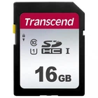 Карта памяти SD 16Gb Transcend Class 10 UHS-I U1 (TS16GSDC300S)