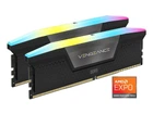 Оперативная память DDR5 32 Gb (6000 MHz) (Kit 16 Gb x 2) Corsair Vengeance RGB Black (CMH32GX5M2E6000Z36)