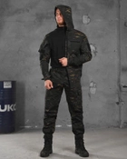 Тактичний костюм poseidon у чорний мультикам 0 XL - зображення 1
