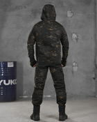 Тактичний костюм poseidon у чорний мультикам 0 XL - зображення 4