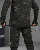 Тактичний костюм poseidon у чорний мультикам 0 XL - зображення 7