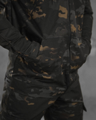 Тактичний костюм poseidon у чорний мультикам 0 XL - зображення 8