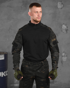 Тактичний костюм poseidon у чорний мультикам 0 XL - зображення 9