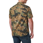 Рубашка тактическая 5.11 Tactical® Wyatt Print Short Sleeve Shirt 2XL Sage Green Canopy Camo - изображение 5